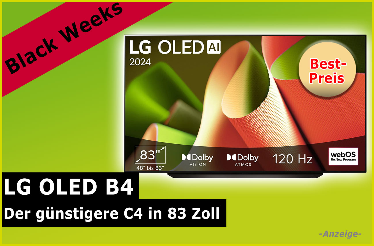 LG Angebot Aufmacher B4 83 Zoll