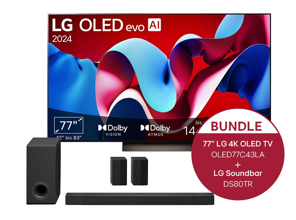 LG OLED C4 Bundle DS80TR