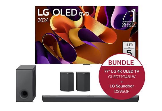 LG OLED G4 77 Zoll DS95QR Bundle