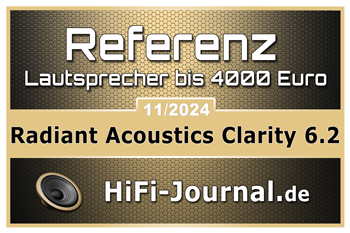 Radiant Acoustics Clarity Reference Award k