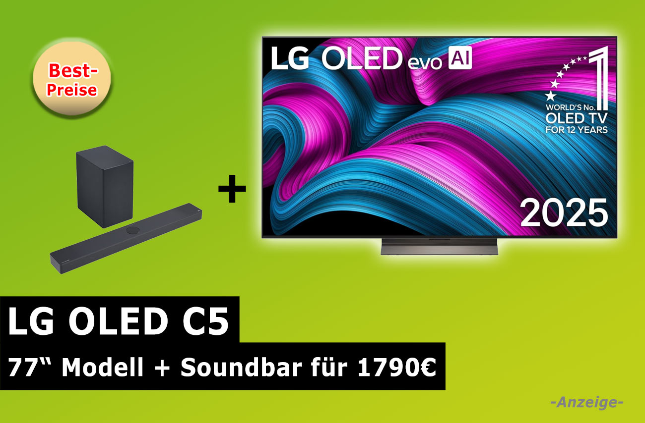 LG Angebot Aufmacher C5 Bundles 77 Zoll