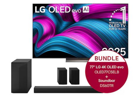 LG C5 77 Zoll DS60TR Bundle