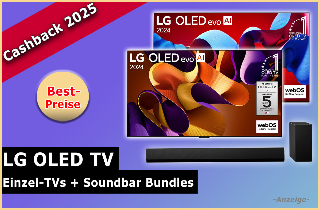 LG Angebot Aufmacher Cashback 2025