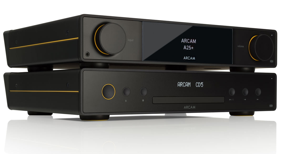 ARCAM STACK A25 CD5 Front Side