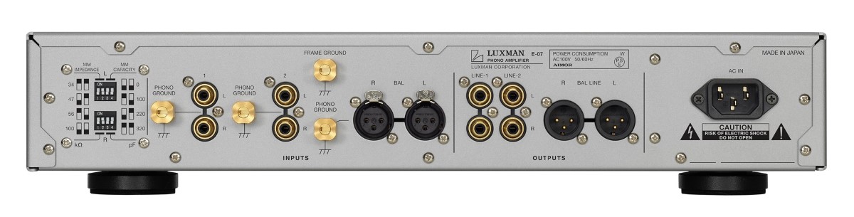 luxman e 07 rear