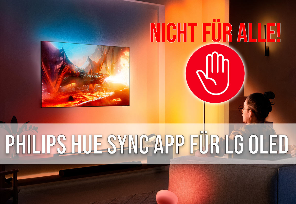 philips hue sync tv app restriktion