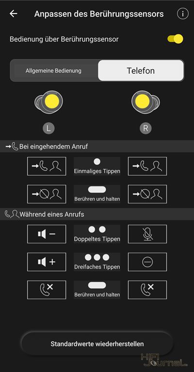 Technics AZ100 app 11