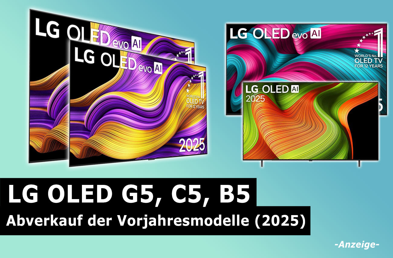 LG Angebot Aufmacher 2025 TV Modelle Abverkauf Soundbar Bundle