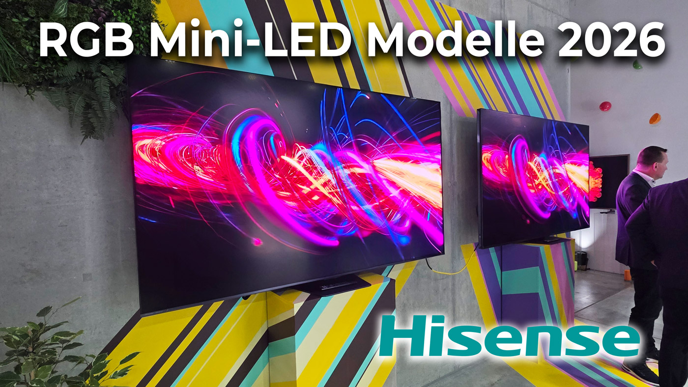 Hisense RGB Mini LED Lineup 2026